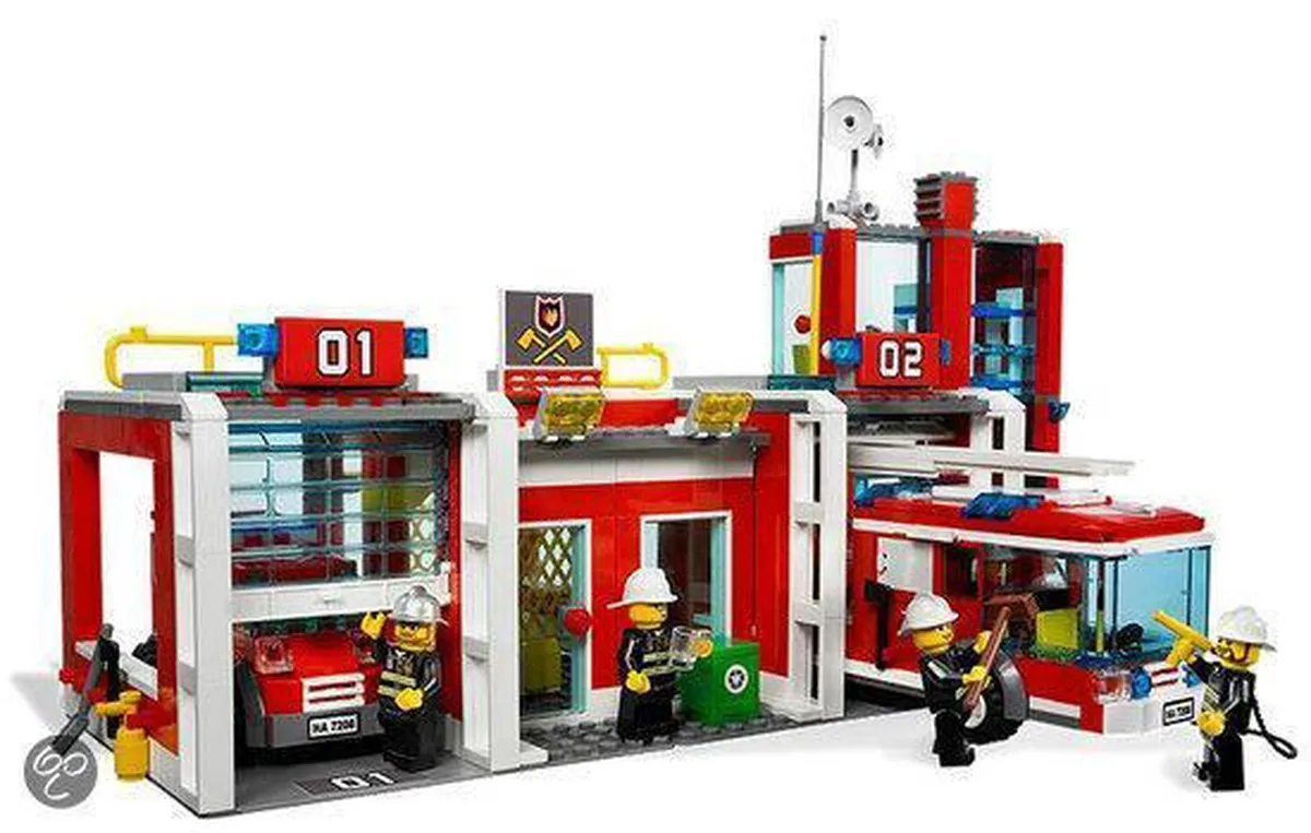 LEGO City Brandweerstation 7208 - 662 Stukken