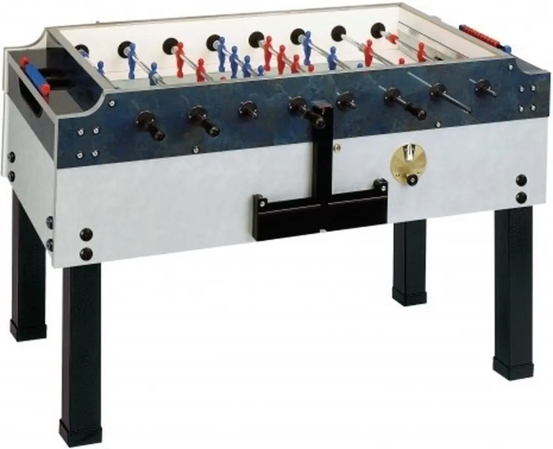 Garlando Voetbaltafel 20041 - Blauw/Wit - 10 Ballen
