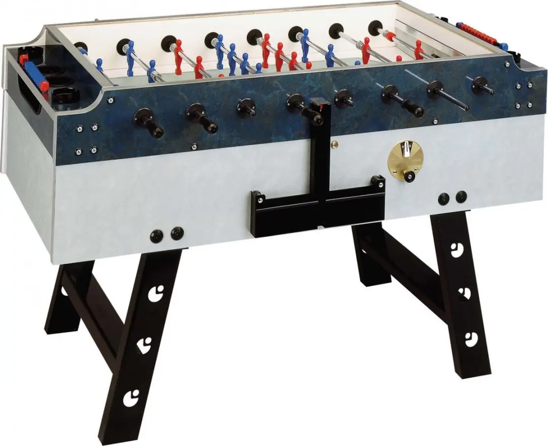 Garlando Voetbaltafel 20041 - Blauw/Wit - 10 Ballen