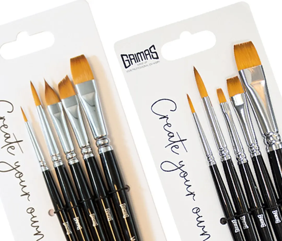 Grimas Face Paint Brush Set
