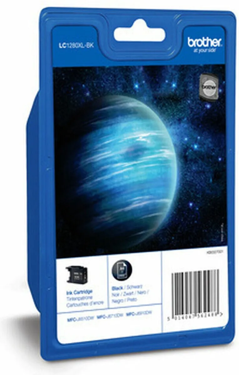 Brother LC-1280XLBKBP Inktcartridge - Zwart