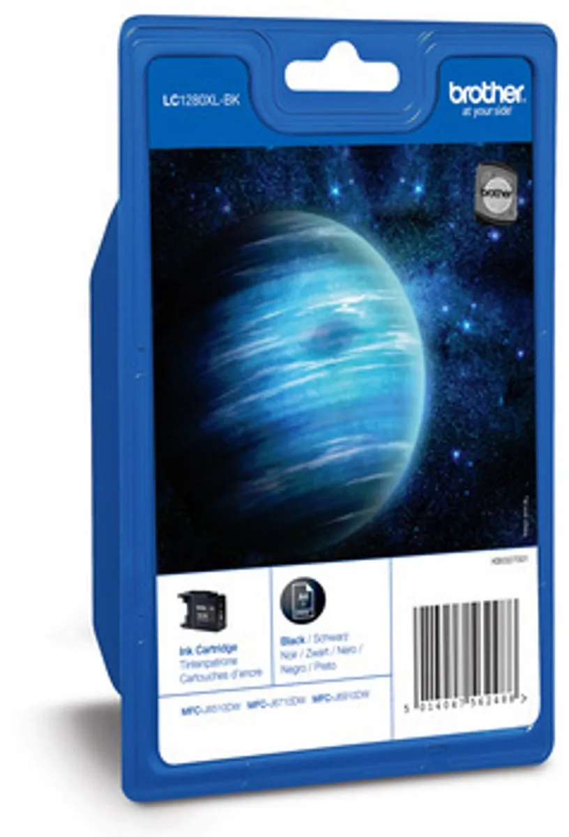 Brother LC-1280XLBKBP Inktcartridge - Zwart
