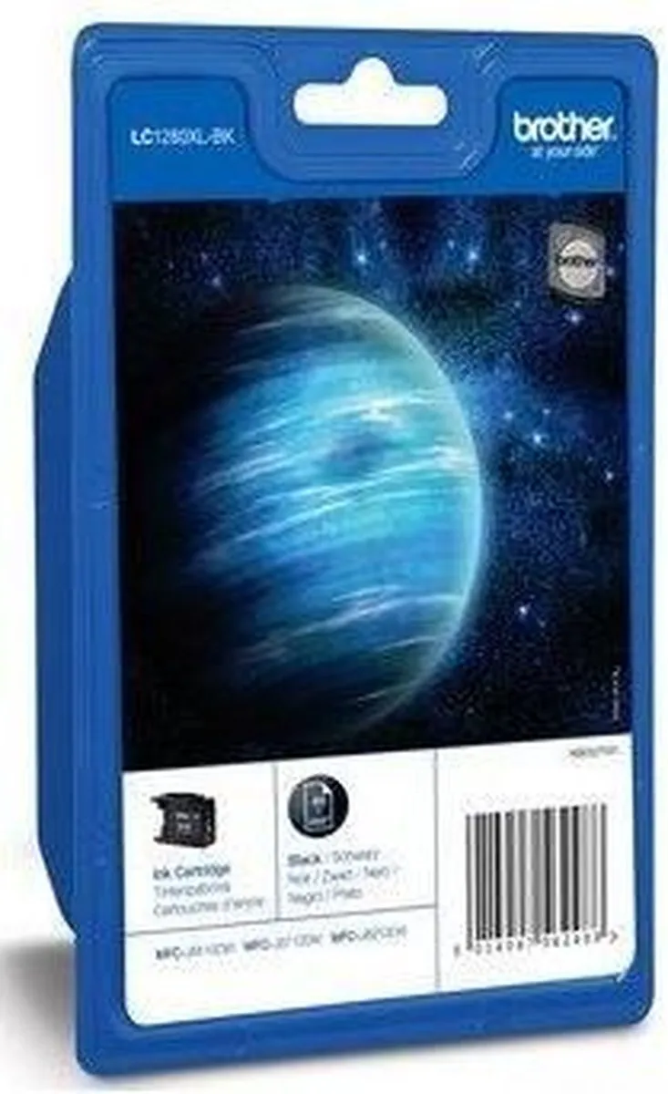 Brother LC-1280XLBKBP Inktcartridge - Zwart