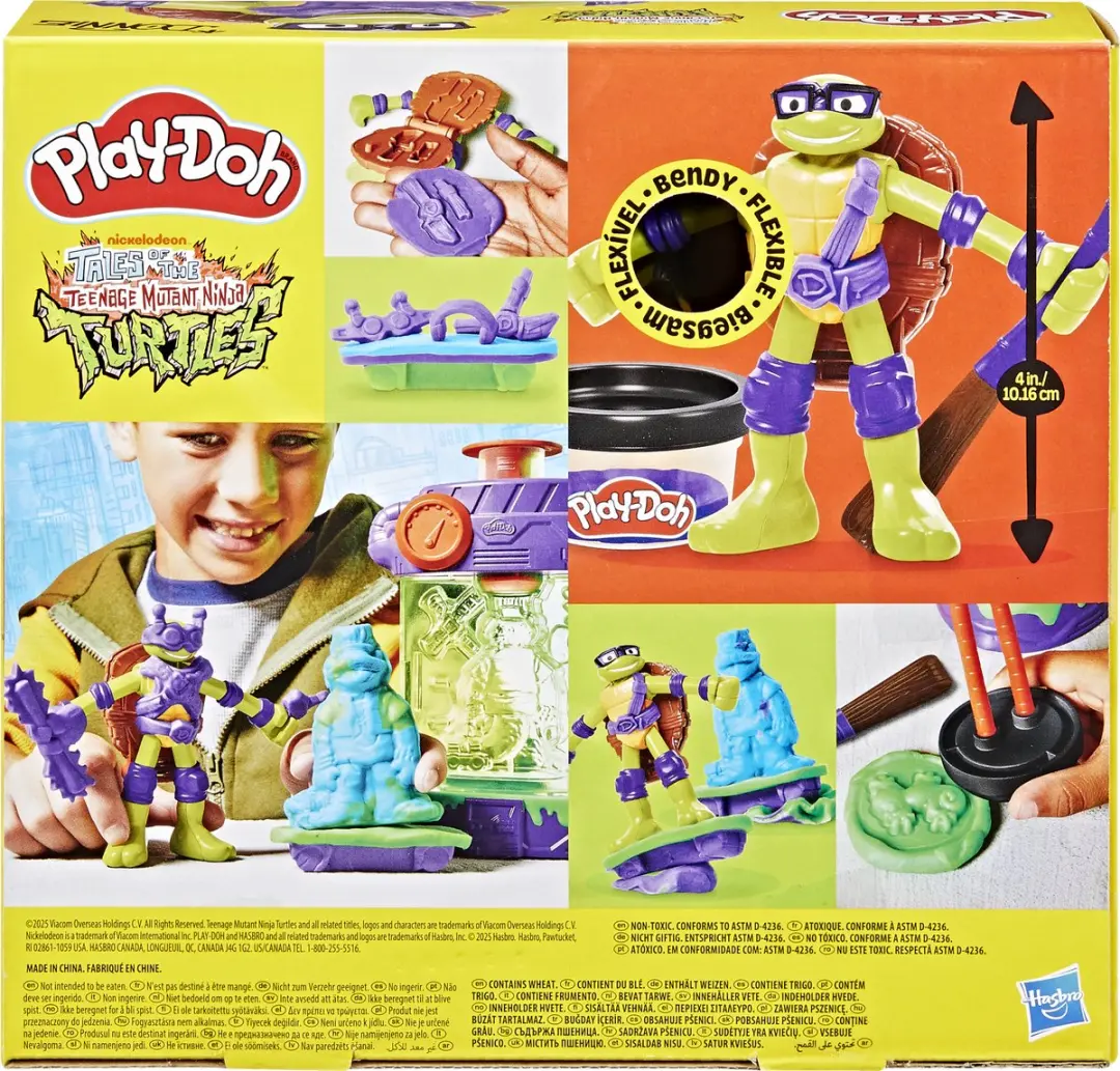 Play-Doh TMNT Mutation Station Speelset - 8 Stuks - afbeelding 6 van 6