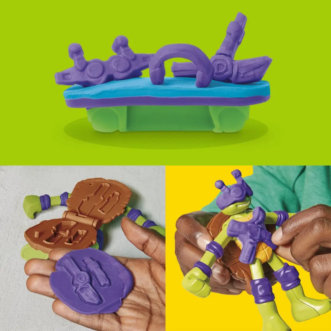 Play-Doh TMNT Mutation Station Speelset - 8 Stuks