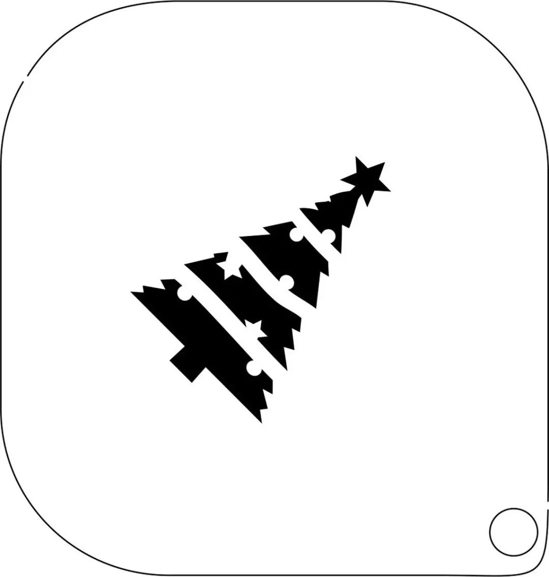 Grimas Sjabloon Cadeau - 1 Stuk