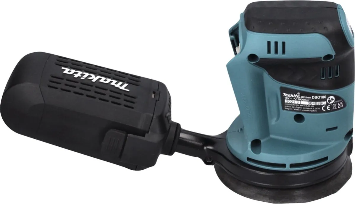 Makita DBO180SY Excentrische Schuurmachine 125mm - 2x 1,5Ah - afbeelding 5 van 5
