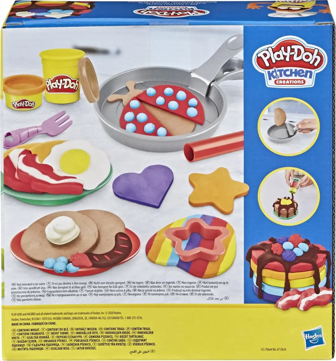 Play-Doh Flip in de Pan Speelset - Multikleur