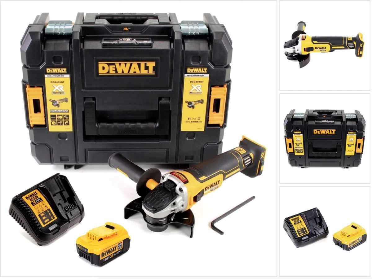 DeWalt DCG 405 M1 Haakse Slijper 18V 125mm