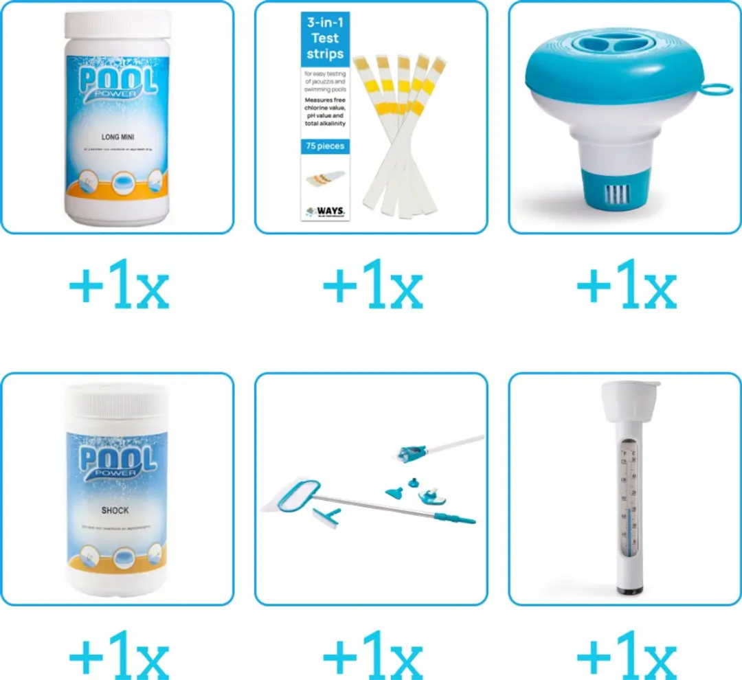 Pool Power Zwembad Onderhoudspakket 6-delig