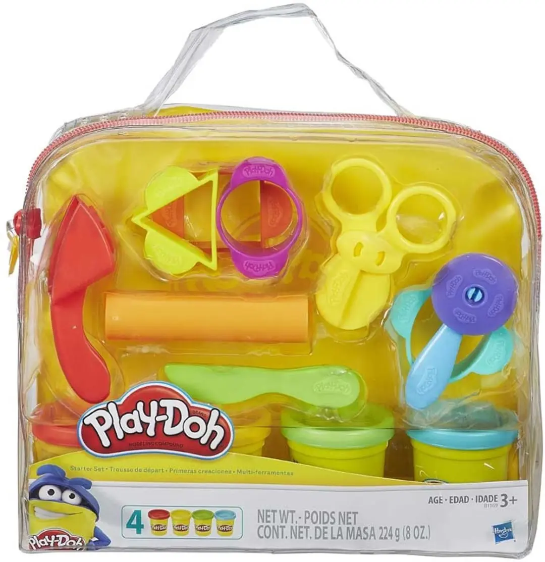 Play-Doh Starter Set - 4 Potjes Multikleur - afbeelding 6 van 6