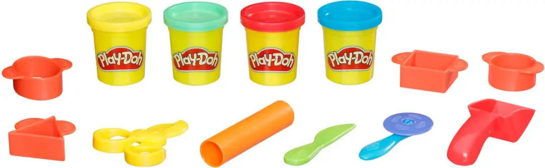 Play-Doh Starter Set - 4 Potjes Multikleur