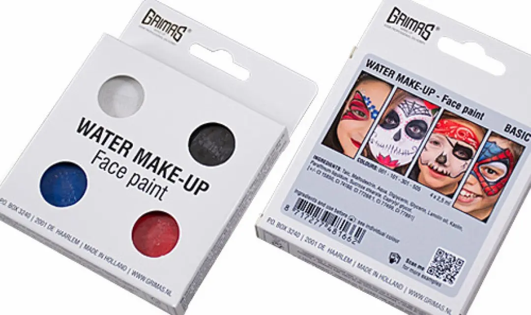 Grimas Water Make-up - 4x2,5ml Multicolour - afbeelding 6 van 6