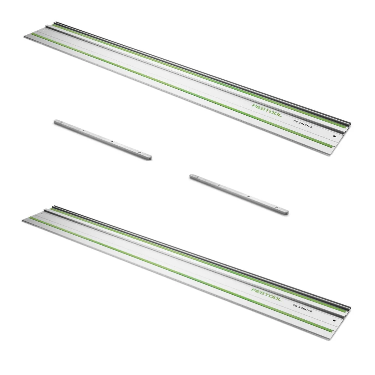 Festool FS 1400/2 Geleiderail 1400mm - 4 Stuks (2x Rails + 2x Verbinder)