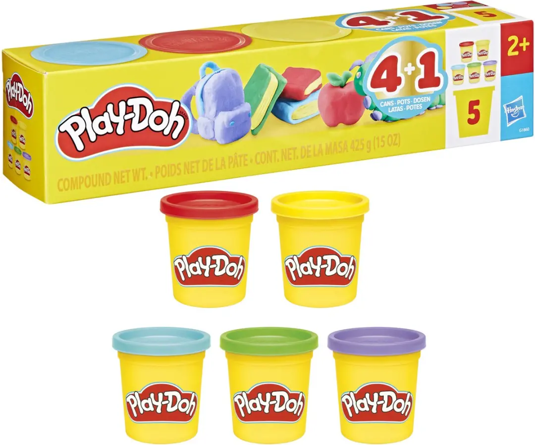 Play-Doh Weer naar school-set 5x85g
