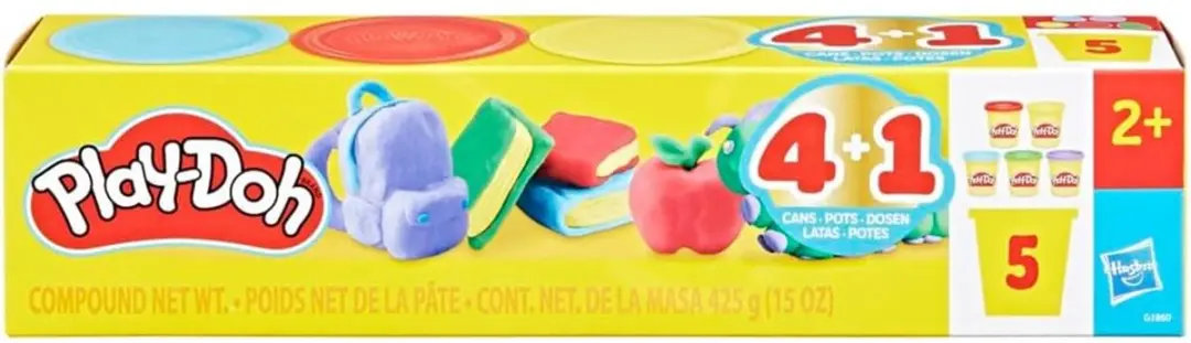 Play-Doh Weer naar school-set 5x85g - afbeelding 6 van 6