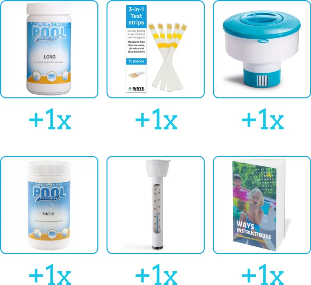 Pool Power Zwembad Onderhoudspakket 6-delig
