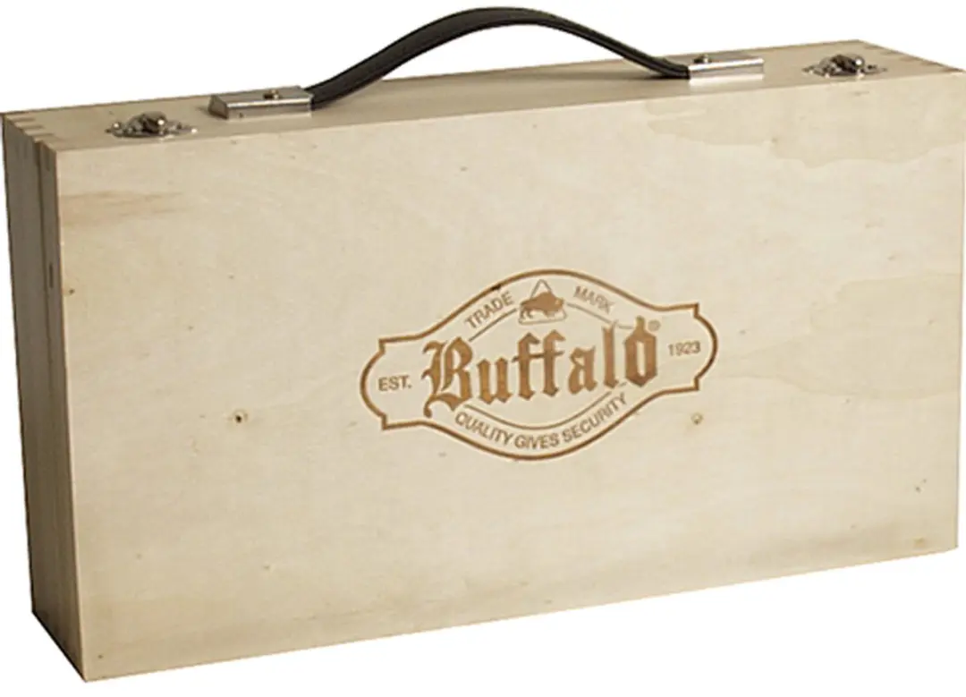 Buffalo Jeu de Boules Set Metaal 8 Stuks - Houten Doos