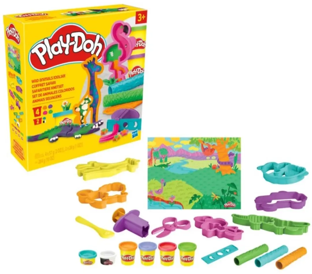Play-Doh Klei Set Wilde Dieren