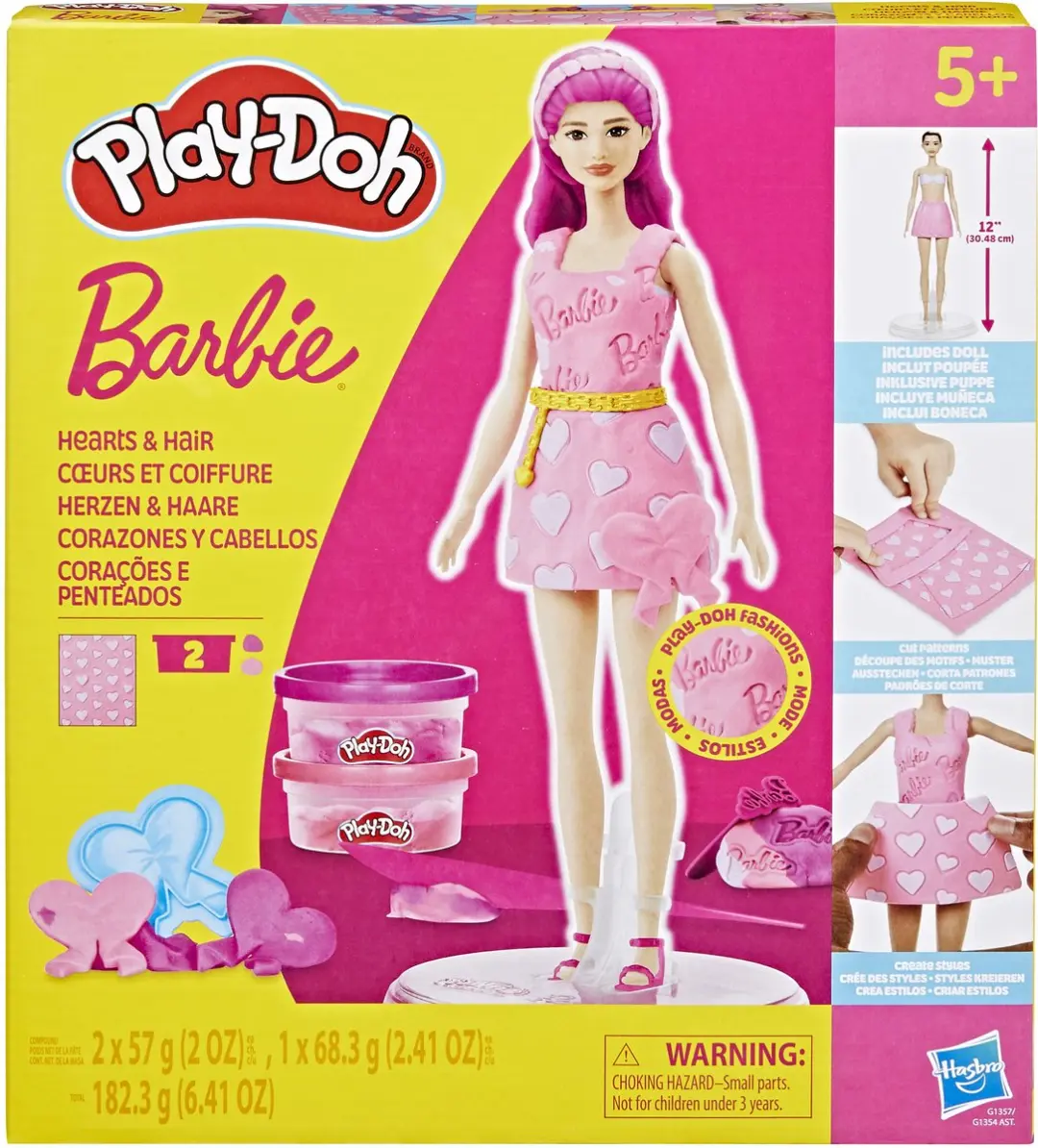 Play-Doh Barbiepop Hartjes en Haar Boetseerklei