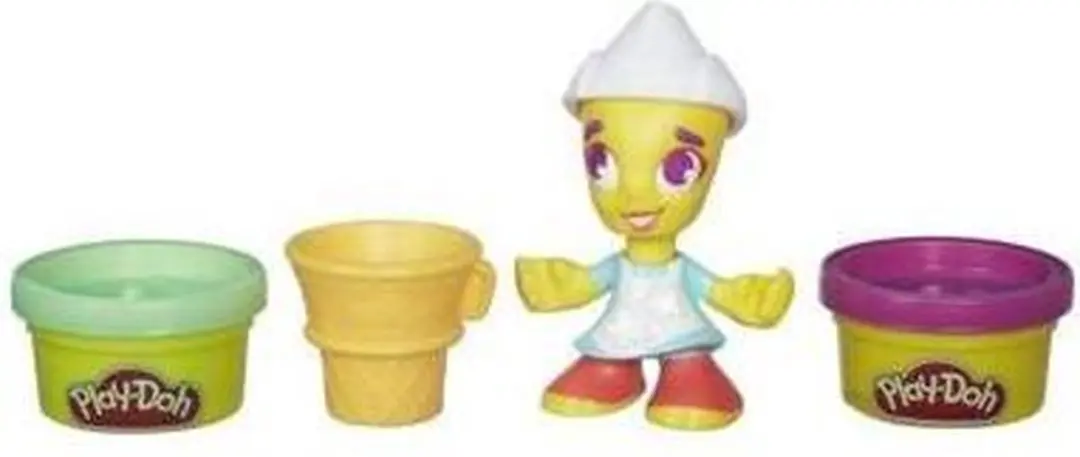 Play-Doh Town Figuren - Meerkleurig - 3 Potjes 56g
