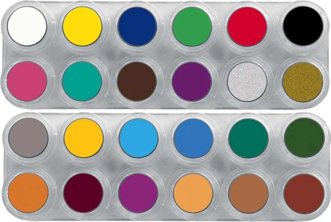 Grimas Water Make-up Palette 12A + 12B