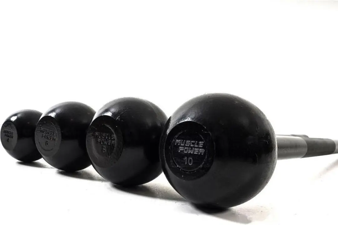 Muscle Power Macebell 105cm 8kg - Zwart
