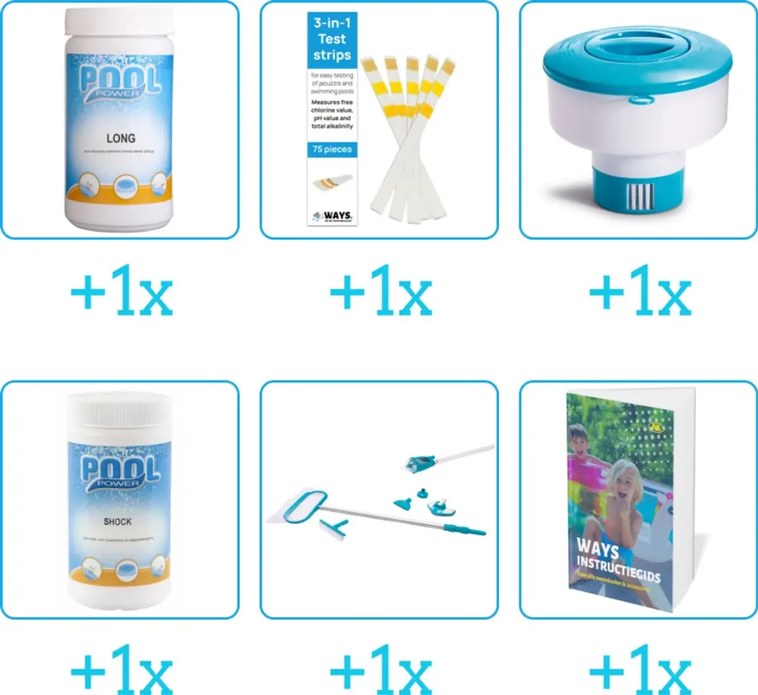 Pool Power Zwembad Onderhoudspakket 6-delig