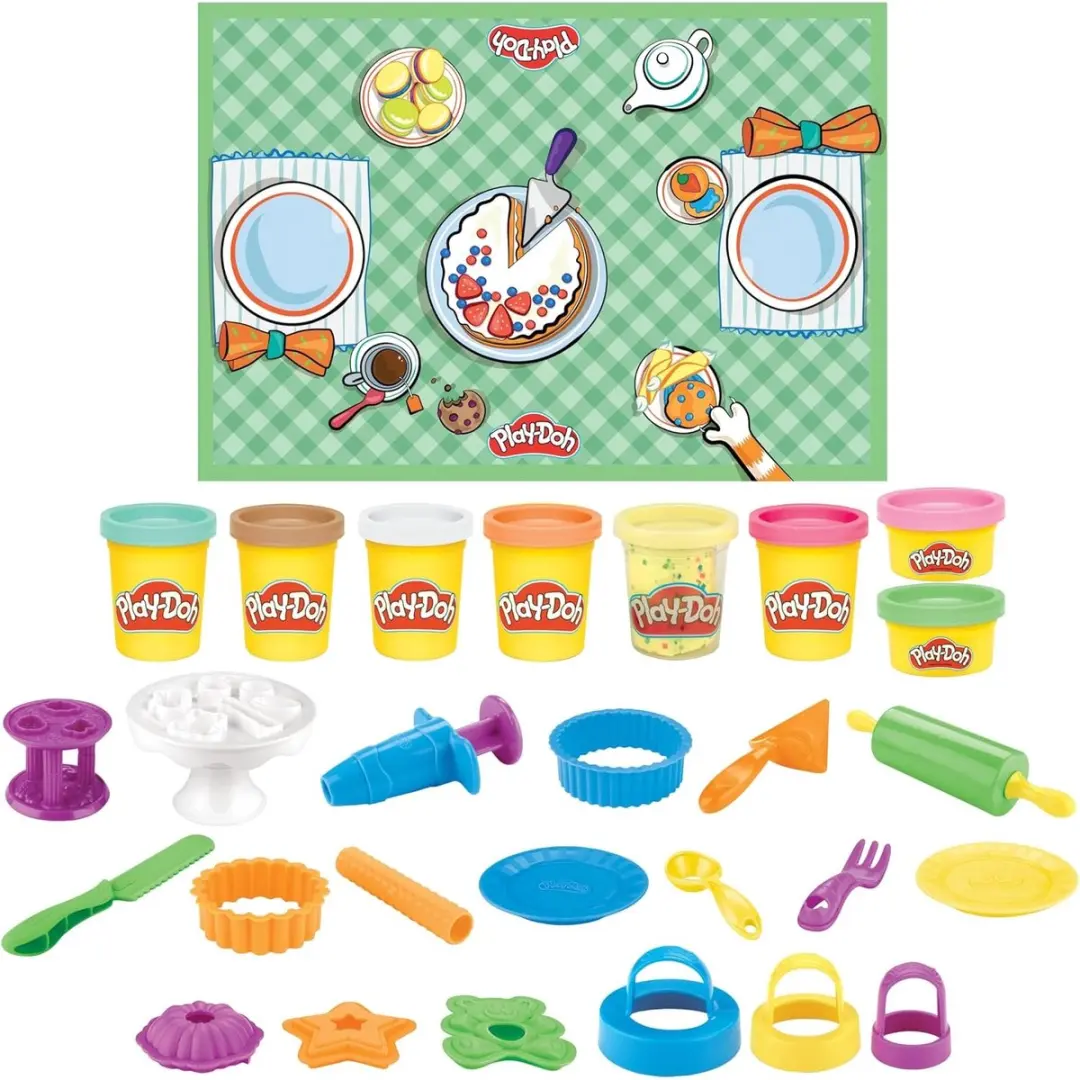 Play-Doh Zoete Taarten Speelset - 23 Stuks - Veelkleurig