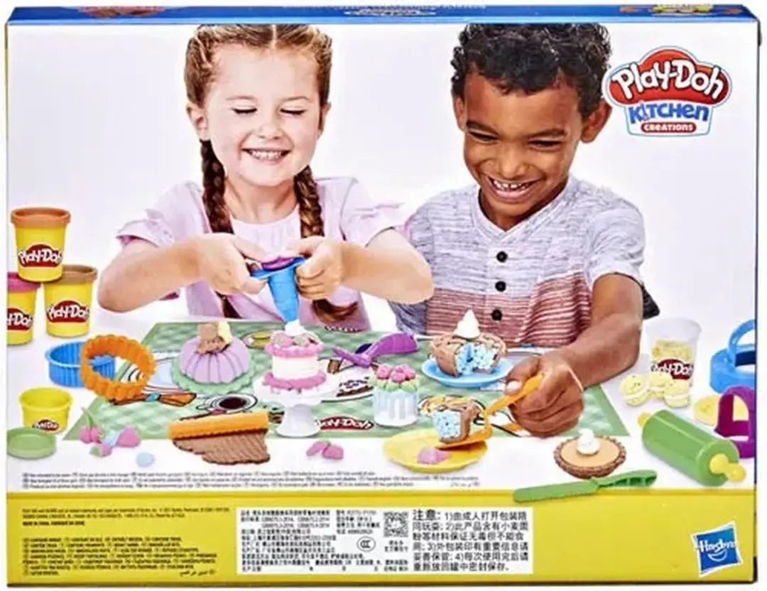 Play-Doh Zoete Taarten Speelset - 23 Stuks - Veelkleurig - afbeelding 6 van 6