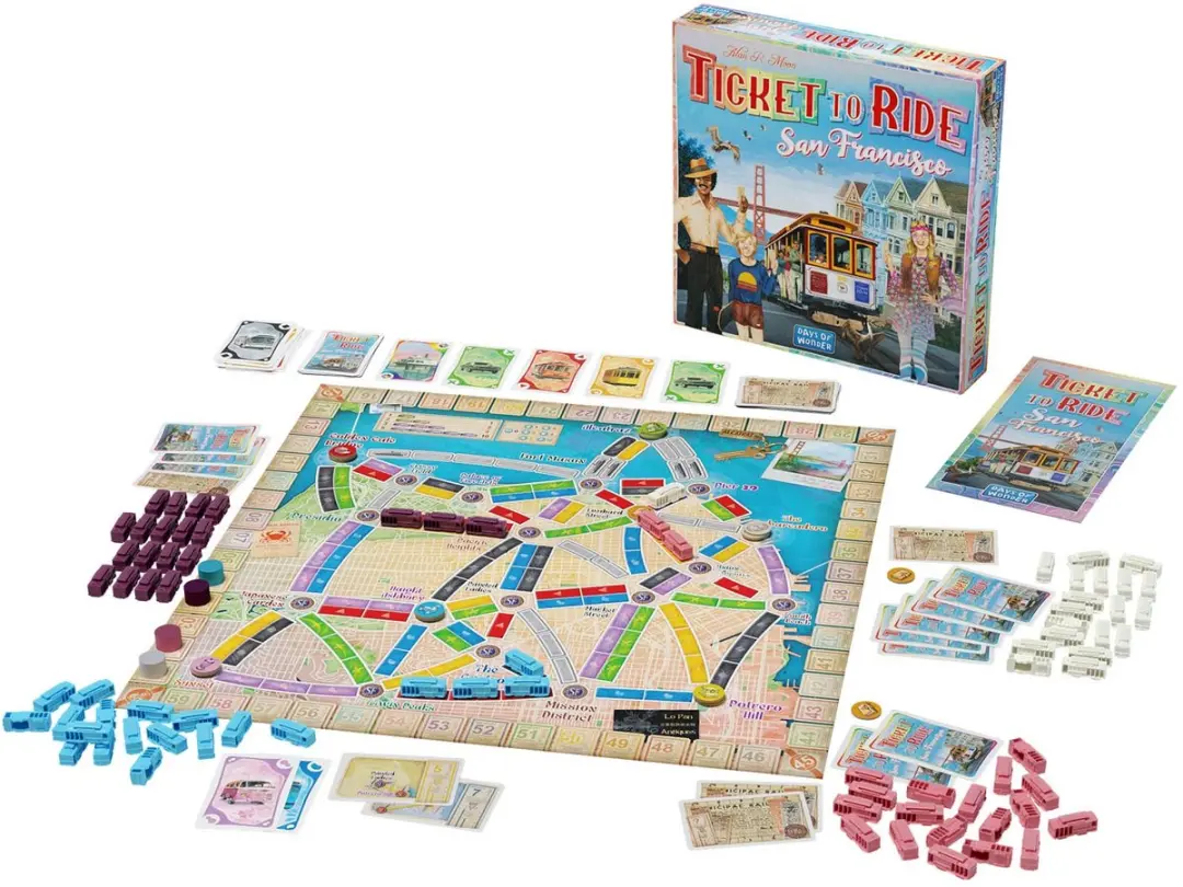 Days of Wonder Ticket To Ride San Francisco - 2 tot 4 Spelers