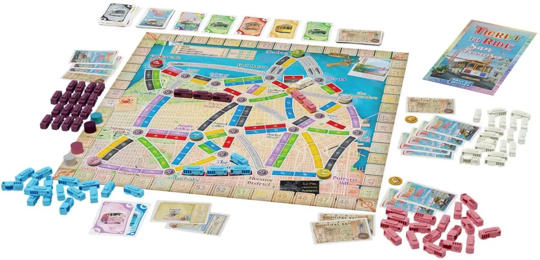 Days of Wonder Ticket To Ride San Francisco - 2 tot 4 Spelers