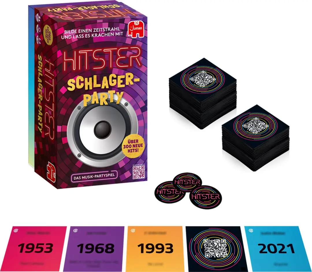 Hitster Schlager Party Duitstalig Partyspel - 300 Kaarten