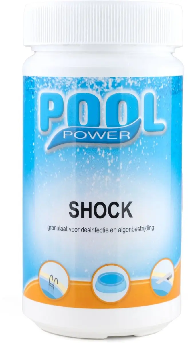 Pool Power Shock Zwembad Desinfectiemiddel 1kg