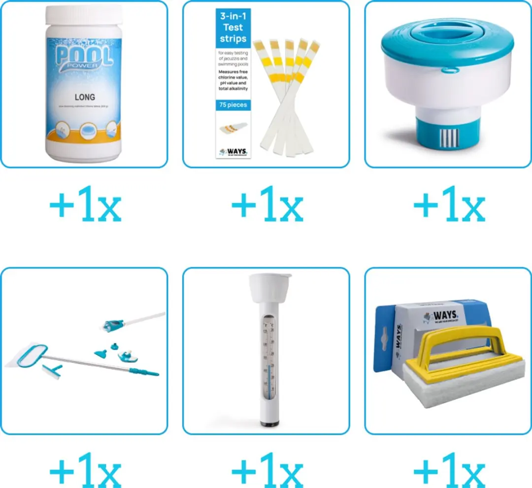 Pool Power Zwembad Onderhoudspakket 6-delig