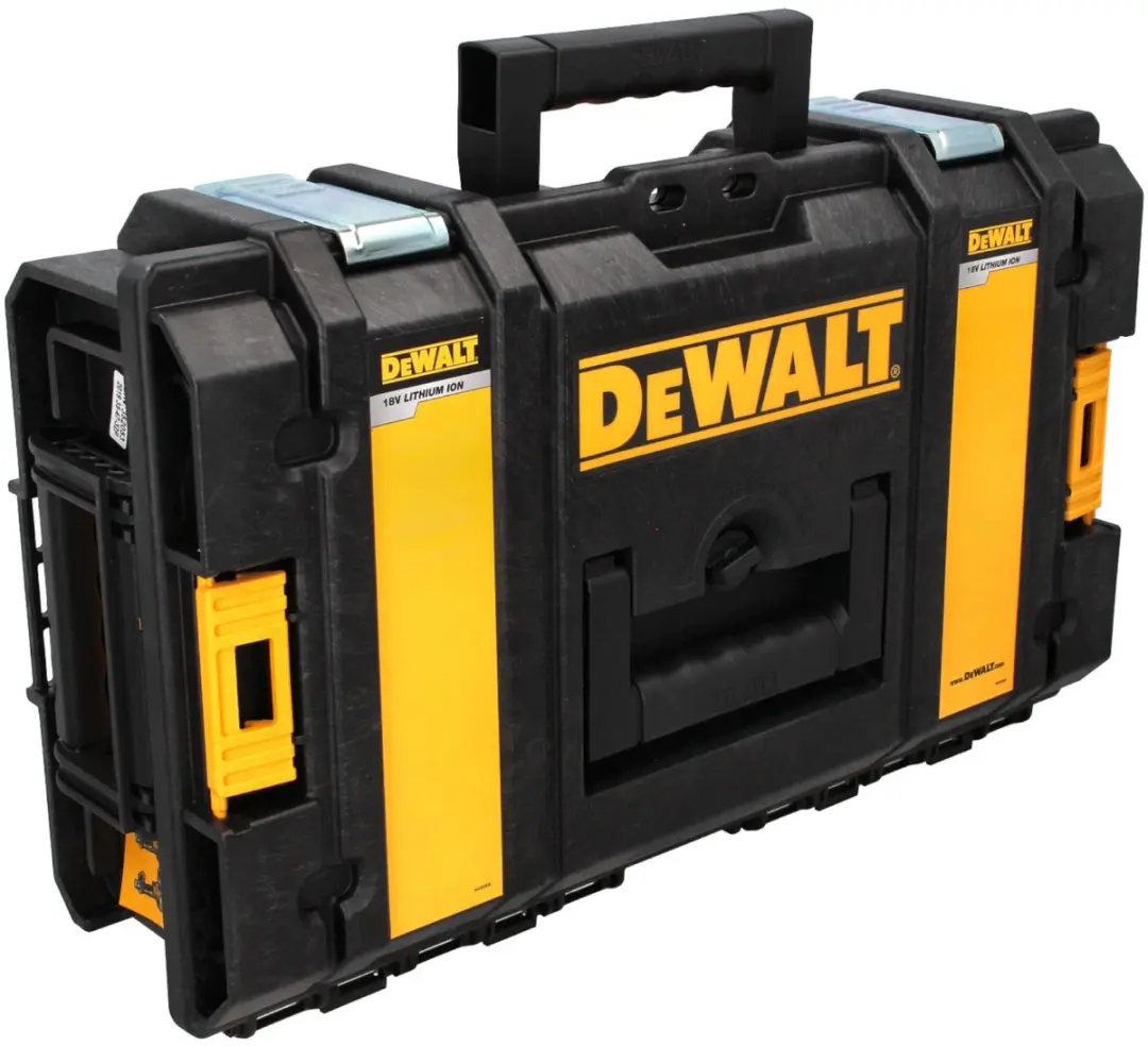 DeWalt Tough Box DS150 Gereedschapskoffer - Zwart/Geel - met 2.0Ah Inzetstuk - afbeelding 6 van 6