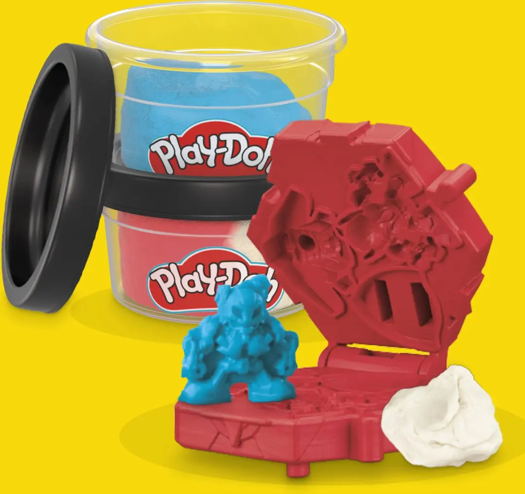 Play-Doh Marvel Captain America Stempelschild - 5 Stuks - afbeelding 6 van 6