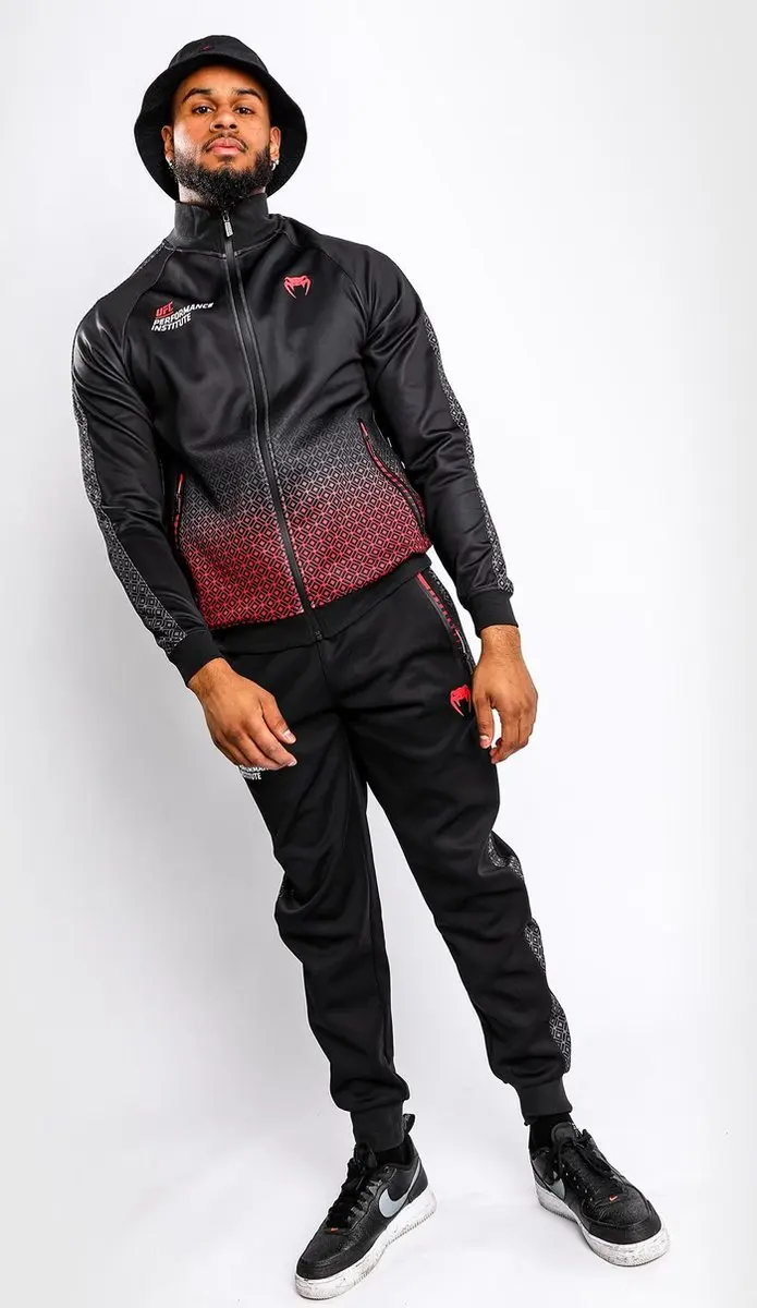 UFC Venum Performance Institute Trainingsjack - Zwart Rood - S