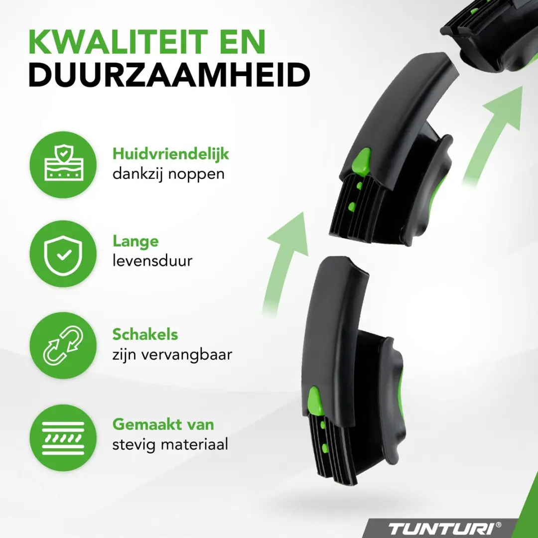 Tunturi Smart Hoelahoep 1,5kg - Verstelbaar 44-106cm - Incl. Display