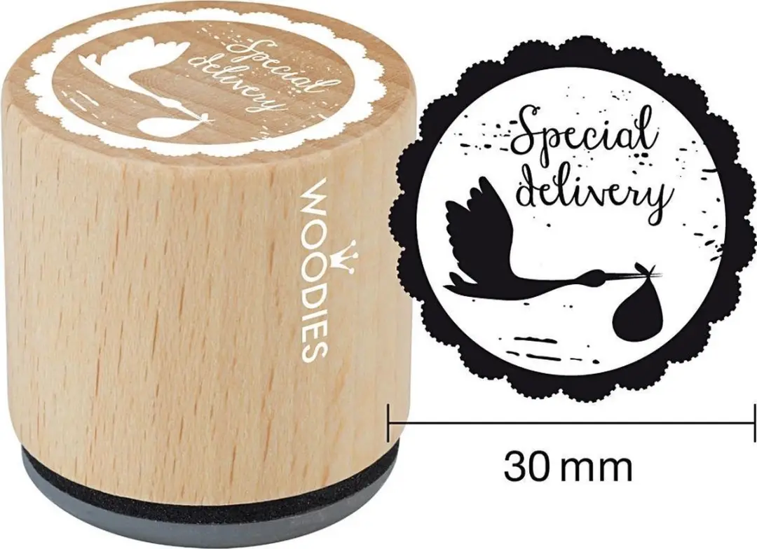 Woodies Rubber Stempel WE6003