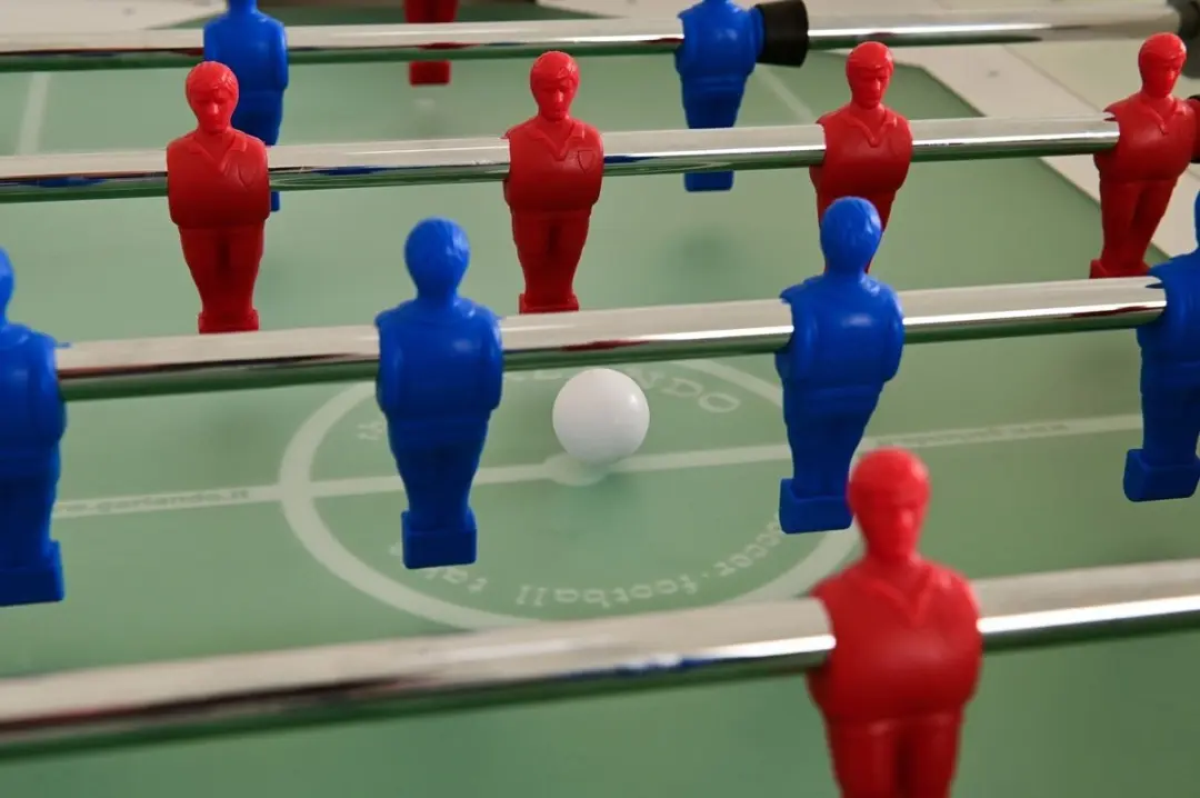 Garlando Voetbaltafel 20454 - Wit - 5 Ballen