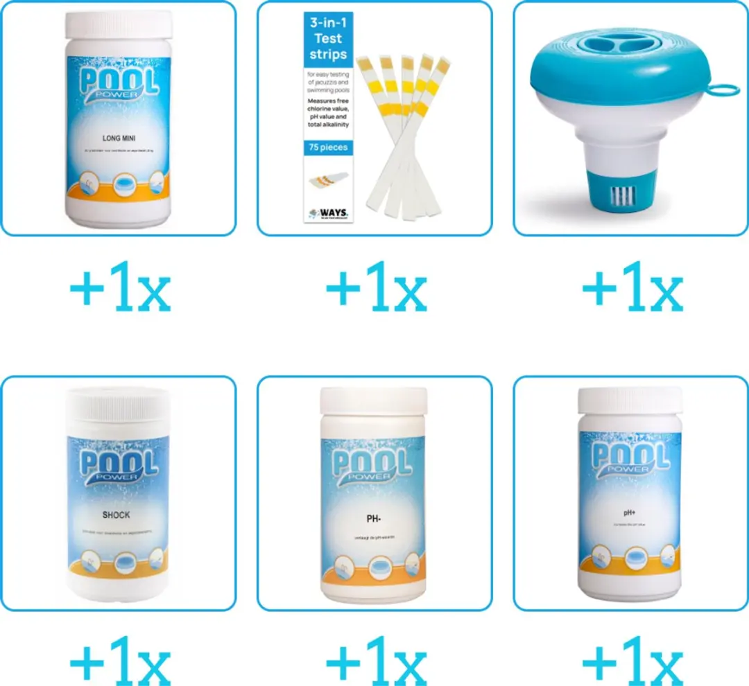 Pool Power Zwembad Onderhoudspakket 6-delig