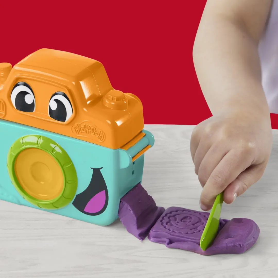 Play-Doh Fotoplezier Voor Beginners Speelset - Speelgoedcamera & 3 Klei - 12 Stuks - afbeelding 6 van 6