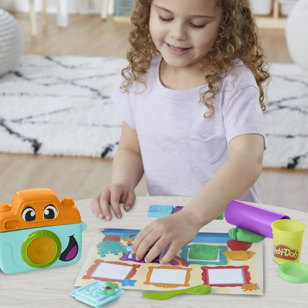 Play-Doh Fotoplezier Voor Beginners Speelset - Speelgoedcamera & 3 Klei - 12 Stuks
