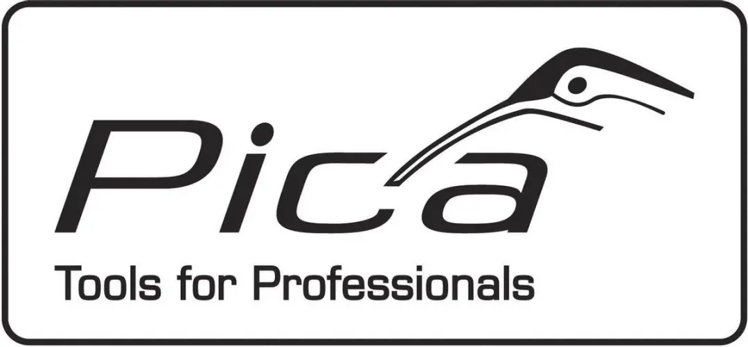 Pica 6045 Navulling Markeerpotlood - 12 Stuks - Rood/Grafiet/Wit
