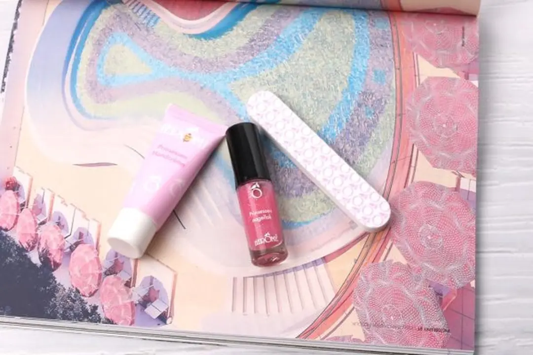 Herome Kinder Prinsessen Cadeau Set - Roze Glitter Nagellak 25ml