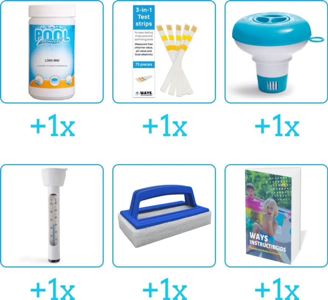 Pool Power Zwembad Onderhoudspakket 6-delig