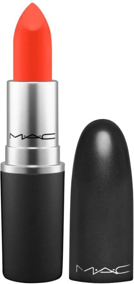 MAC Powder Kiss Lipstick Style Shocked - Zwart - afbeelding 6 van 6