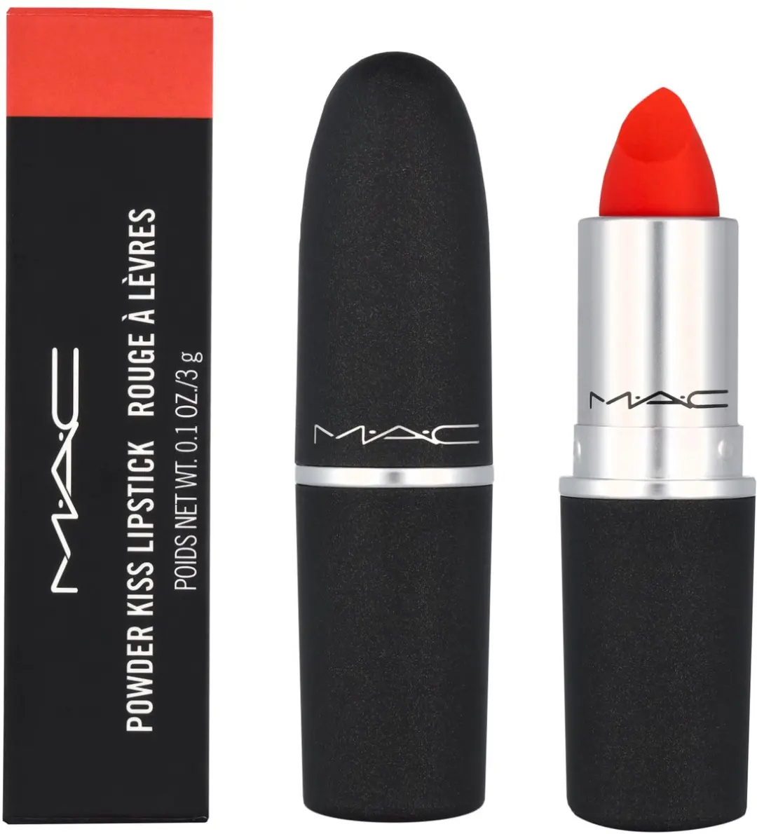 MAC Powder Kiss Lipstick Style Shocked - Zwart