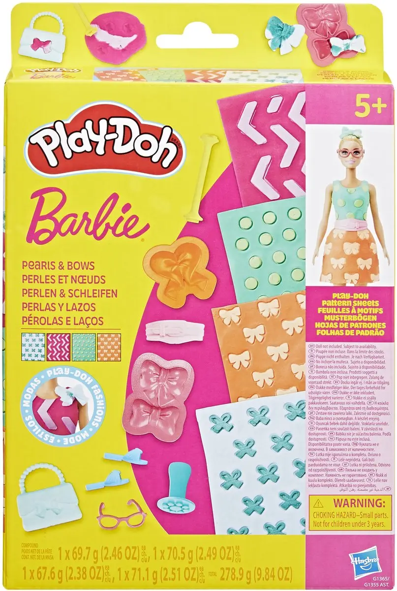 Play-Doh Barbie Parels en Strikken Patroonpakket